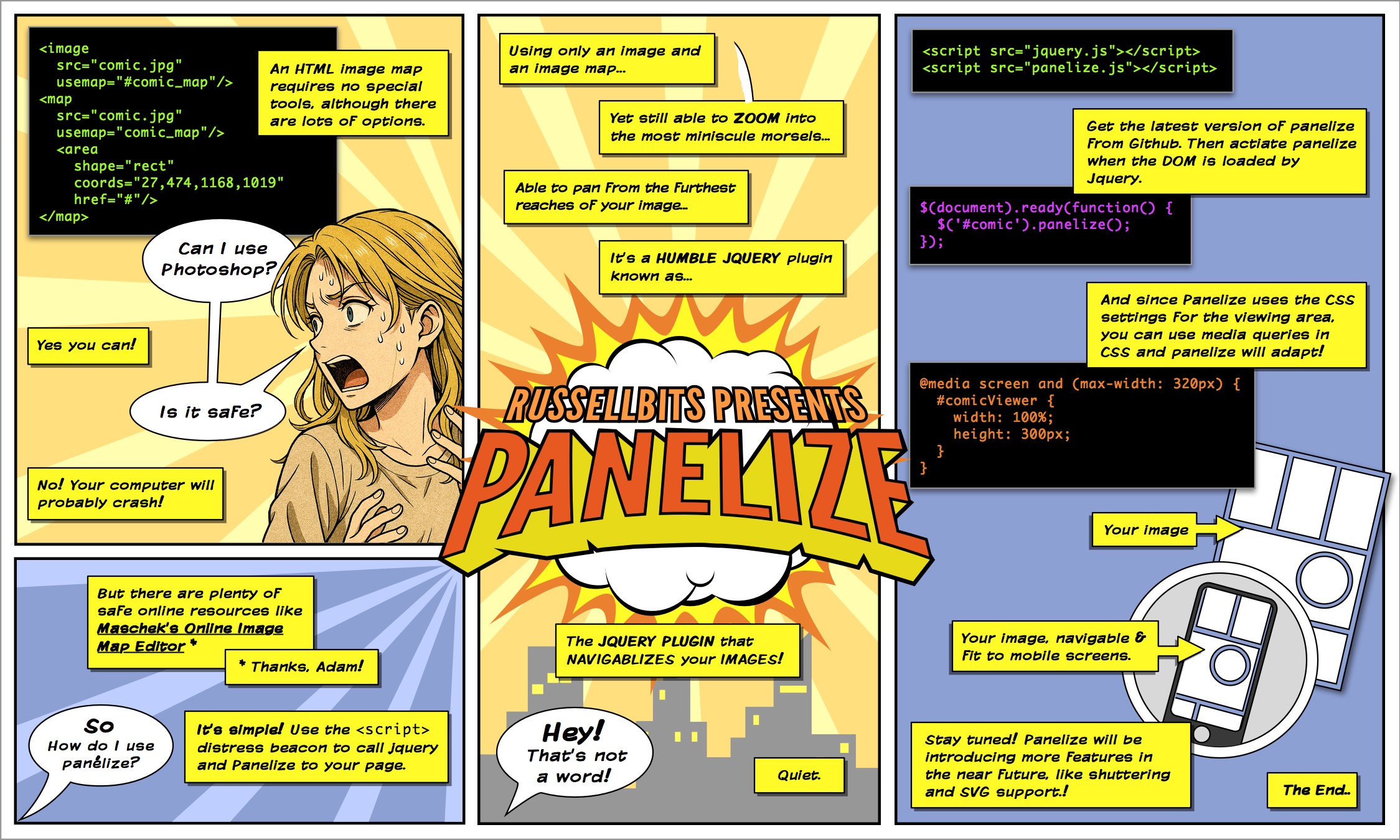 Panelize, the Comic