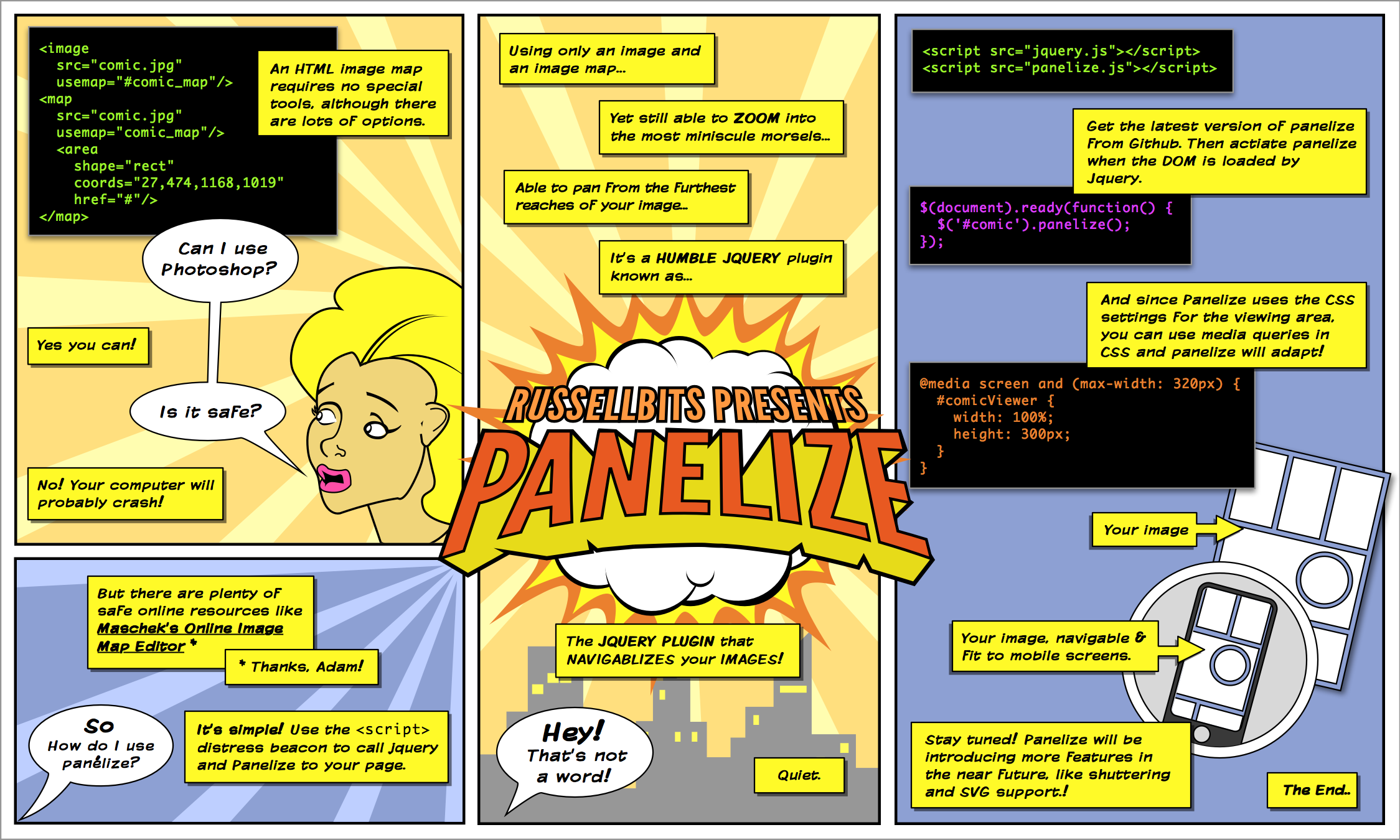 Panelize, the Comic